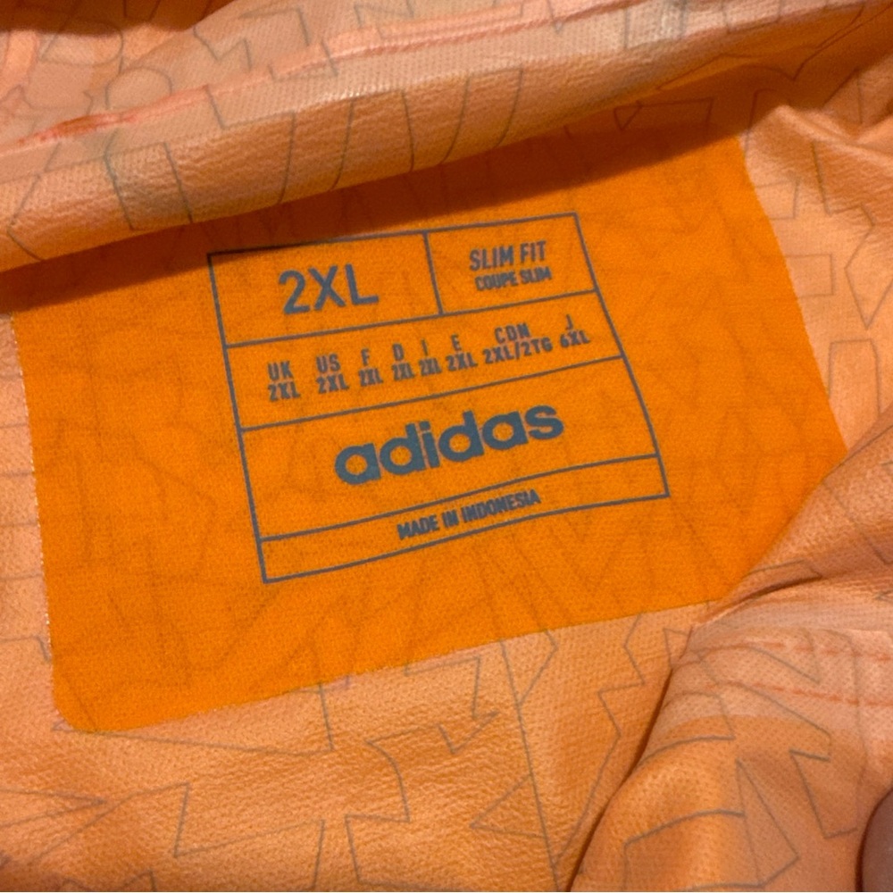 New Adidas Terrex Xperior 2.5L Light Rain.Rdy Jacket Orange Mens Size 2XL IP1420 - Picture 4 of 6